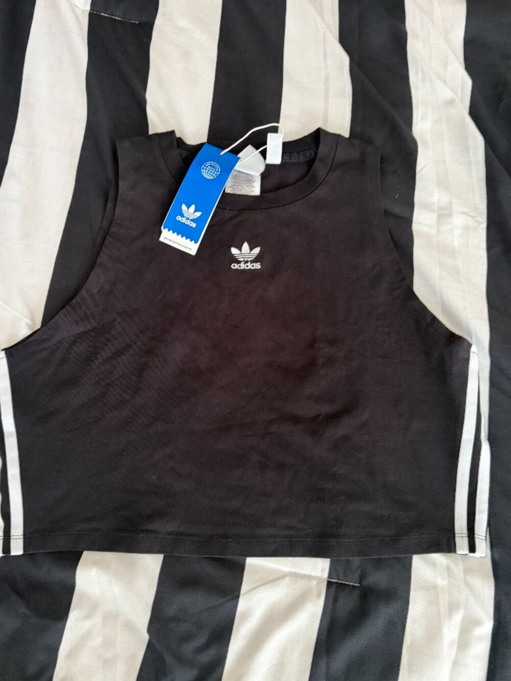 Sleeveless Adidas Crop Top